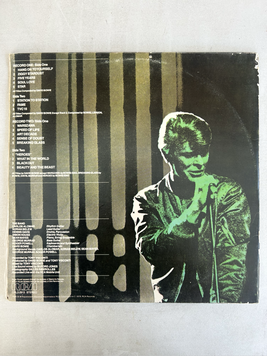 DAVID BOWIE - STAGE 2LP VINYL