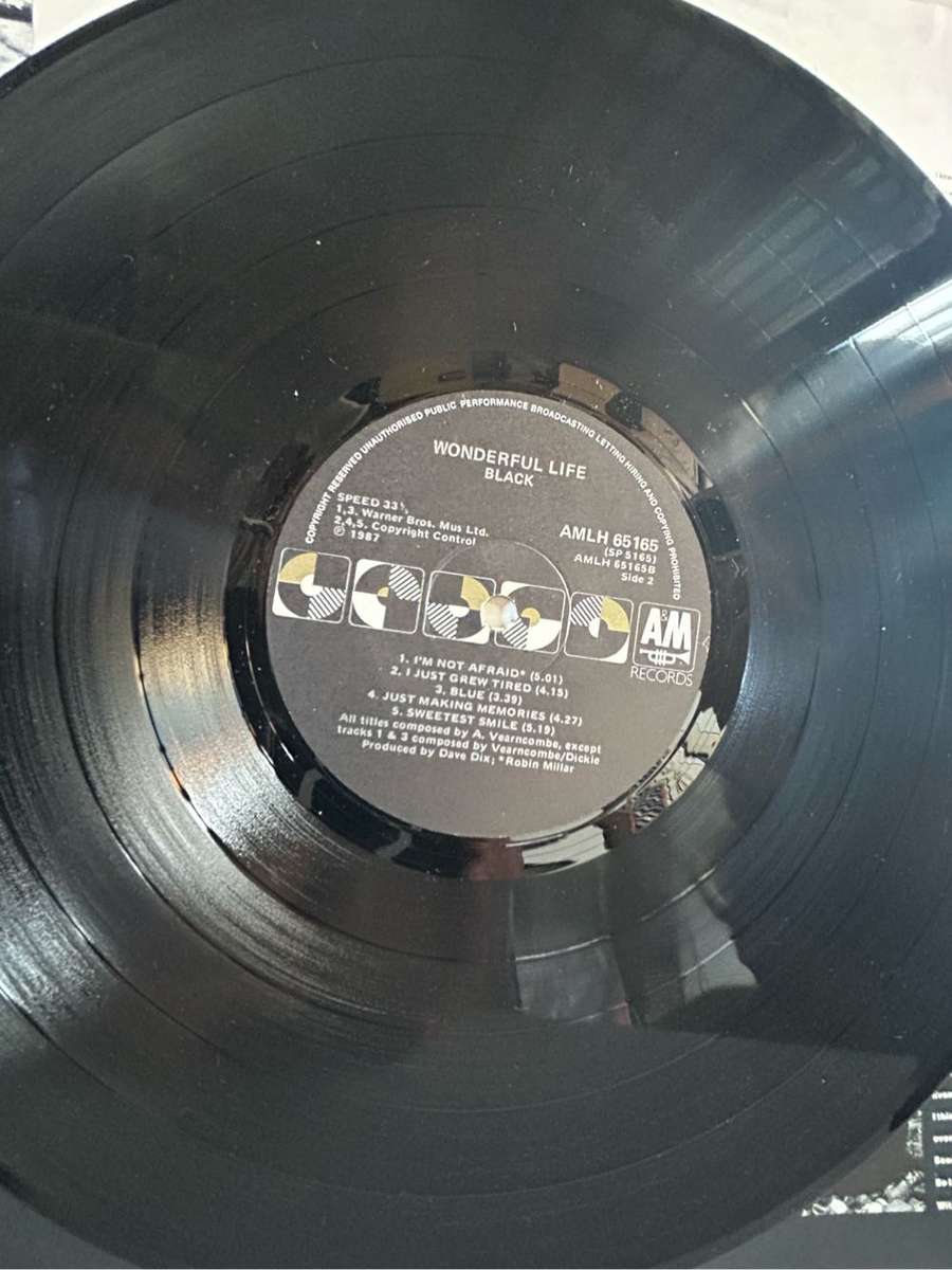 BLACK - WONDERFUL LIFE LP VINYL