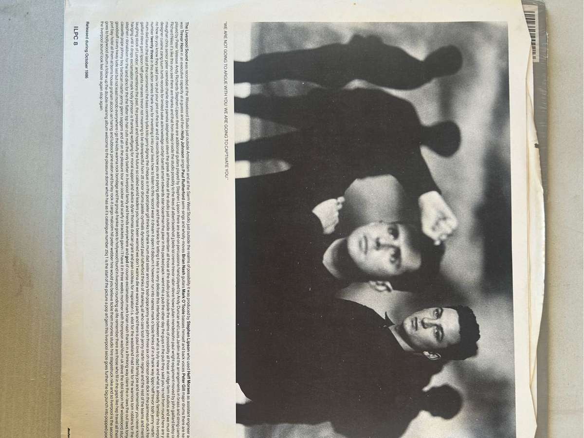 FRANKIE GOES TO HOLLYWOOD - LIVERPOOL LP VINYL