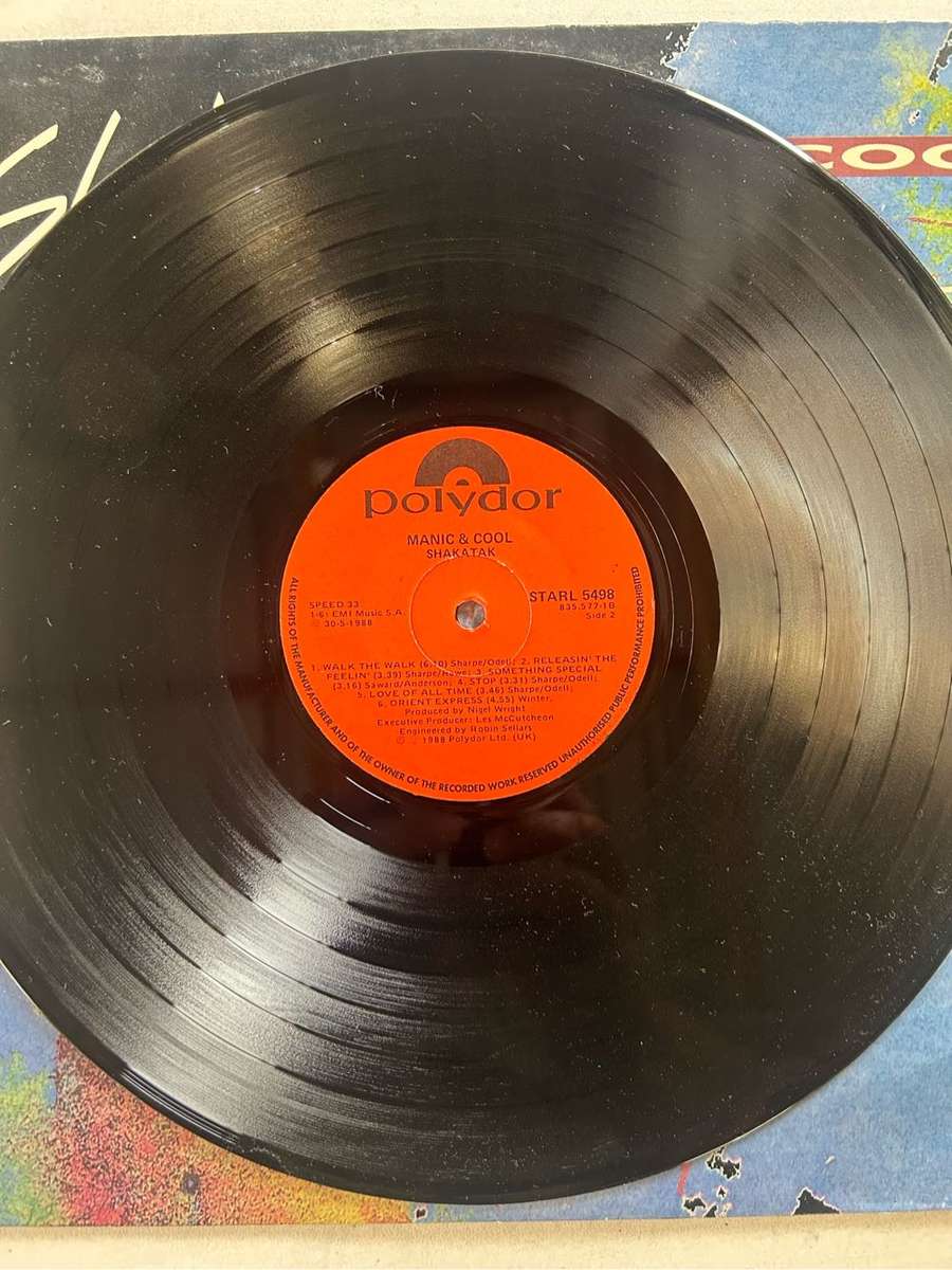 SHAKATAK - MANIC & COOL LP VINYL