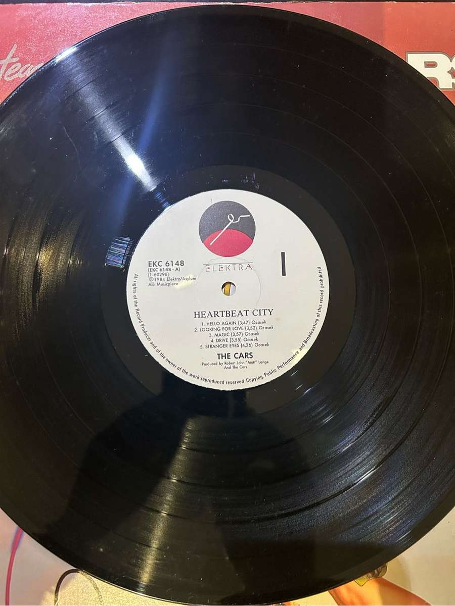 THE CARS - HEARTBEAT CITY LP VINYL