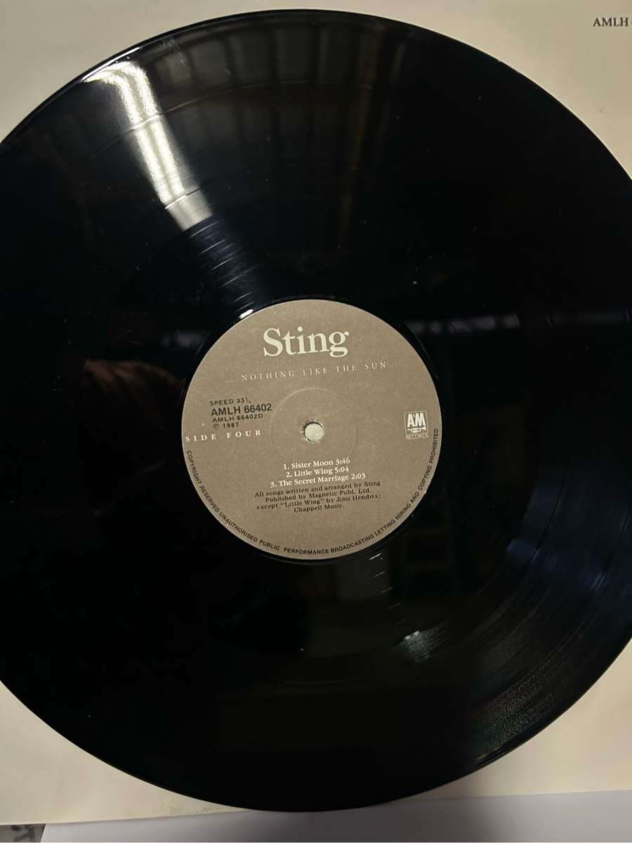 STING - NOTHING LIKE THE SUN 2LP VINYL