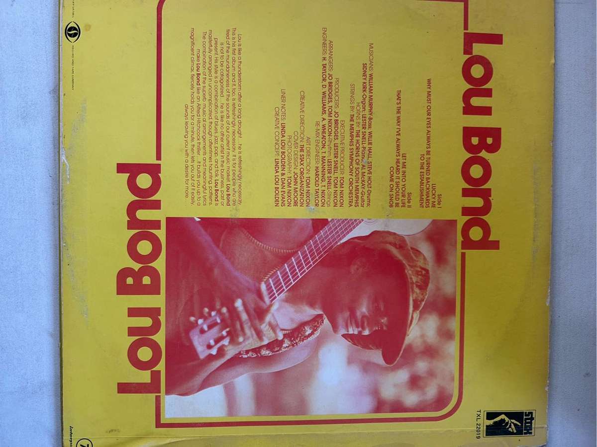 LOU BOND LP VINYL