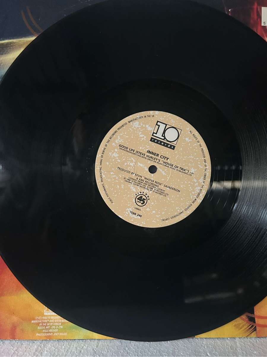 INNER CITY - GOOD LIFE/ BIG FUN 12 MAXI LP VINYL