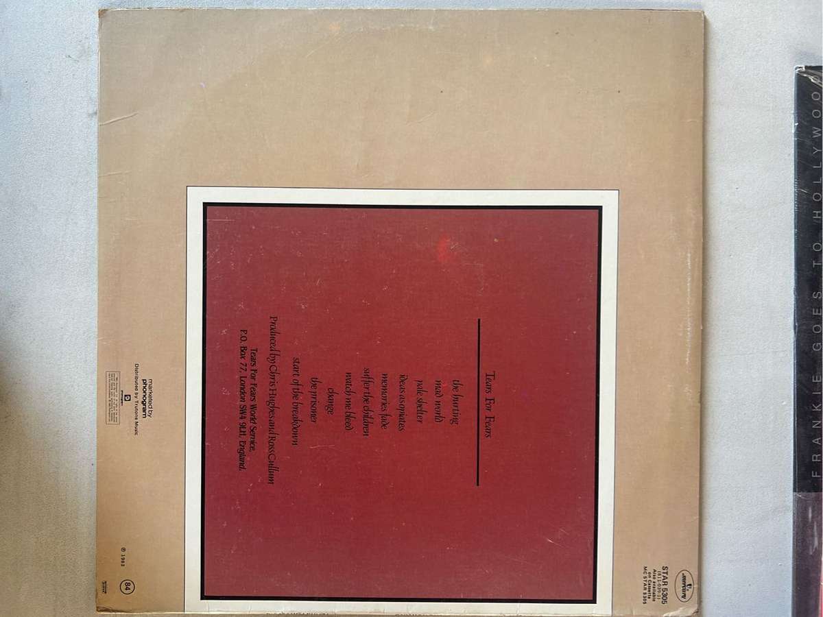 TEARS FOR FEARS - THE HURTING LP VINYL