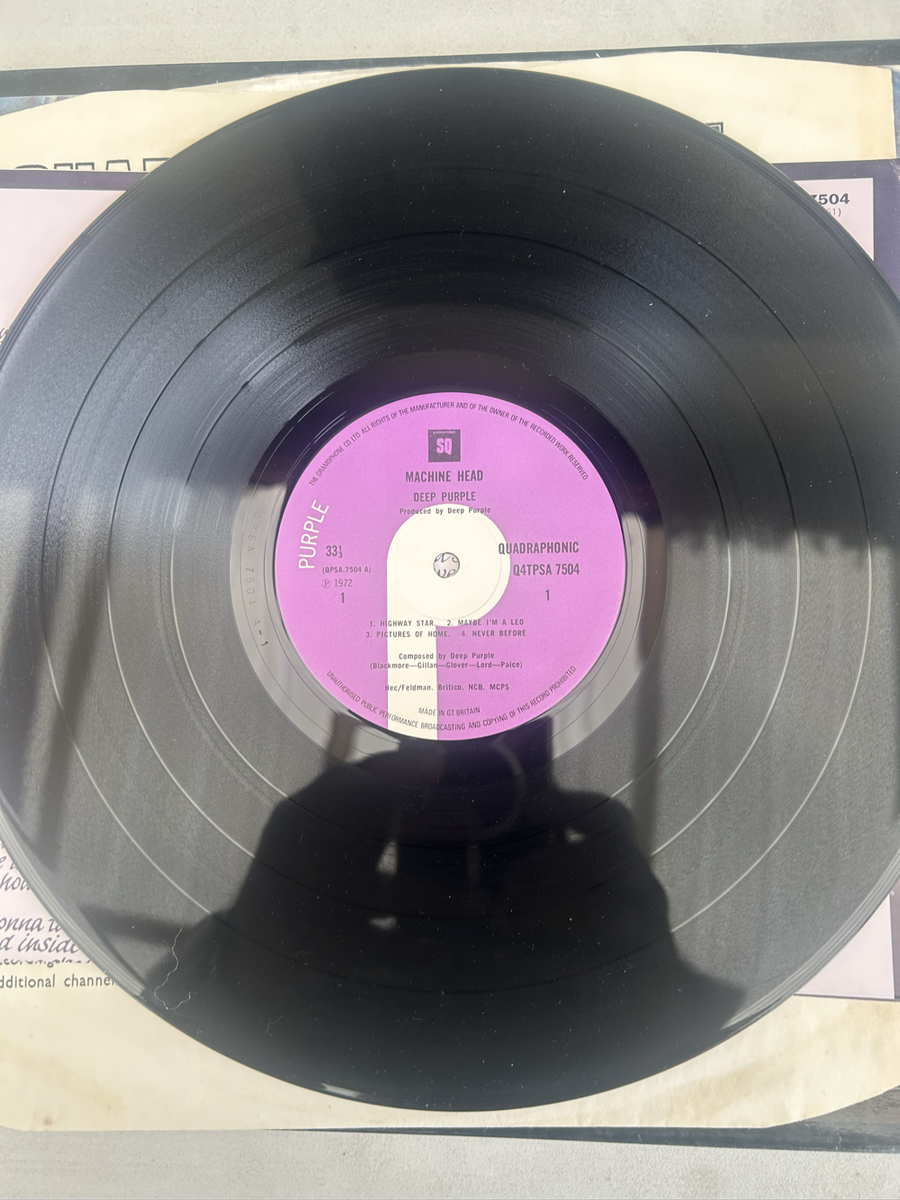 DEEP PURPLE - MACHINE HEAD LP VINYL