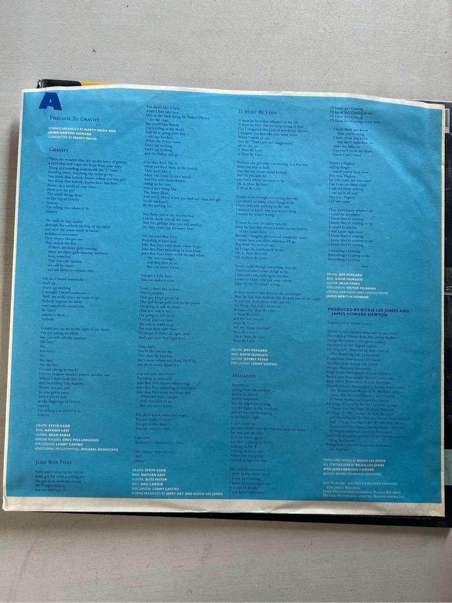 RICKIE LEE JONES - THE MAGAZINE LP VINYL