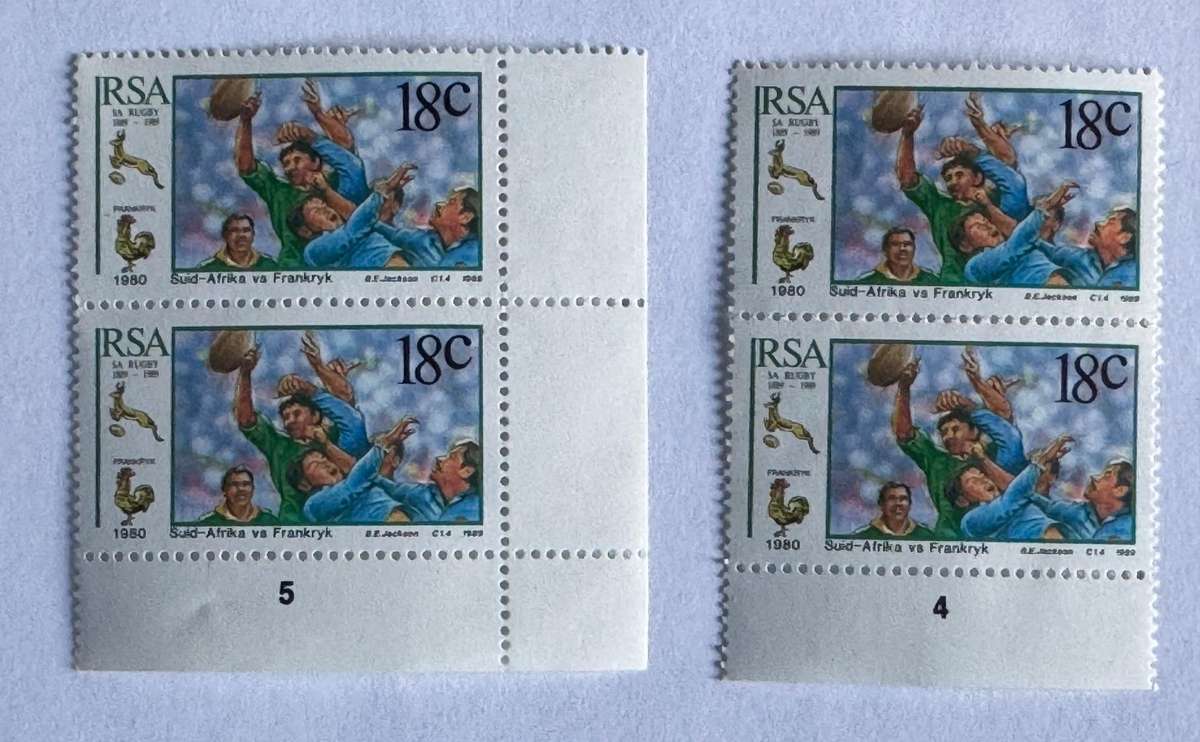 RSA RUGBY - 1980