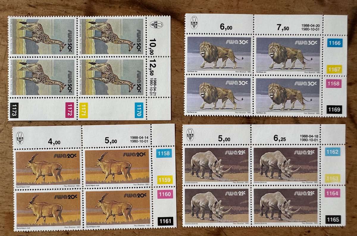 South West Africa Control Blocks