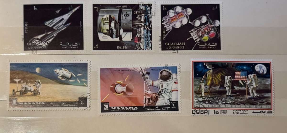 Space Travel Stamps