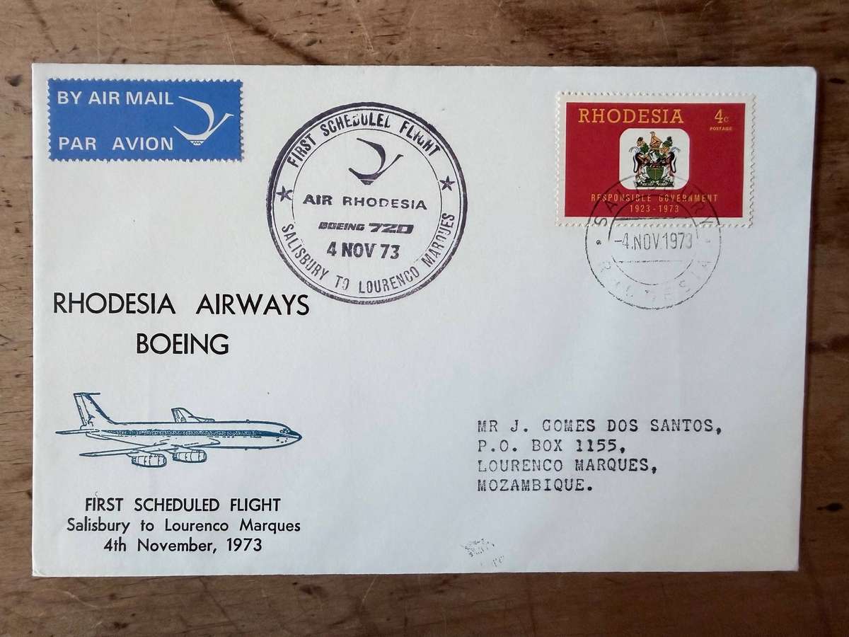 Rhodesia Airways Boeing Cover