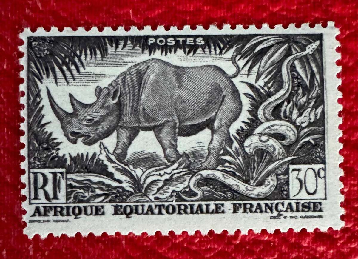 FRENCH EQUATORIAL AFRICA STAMP
