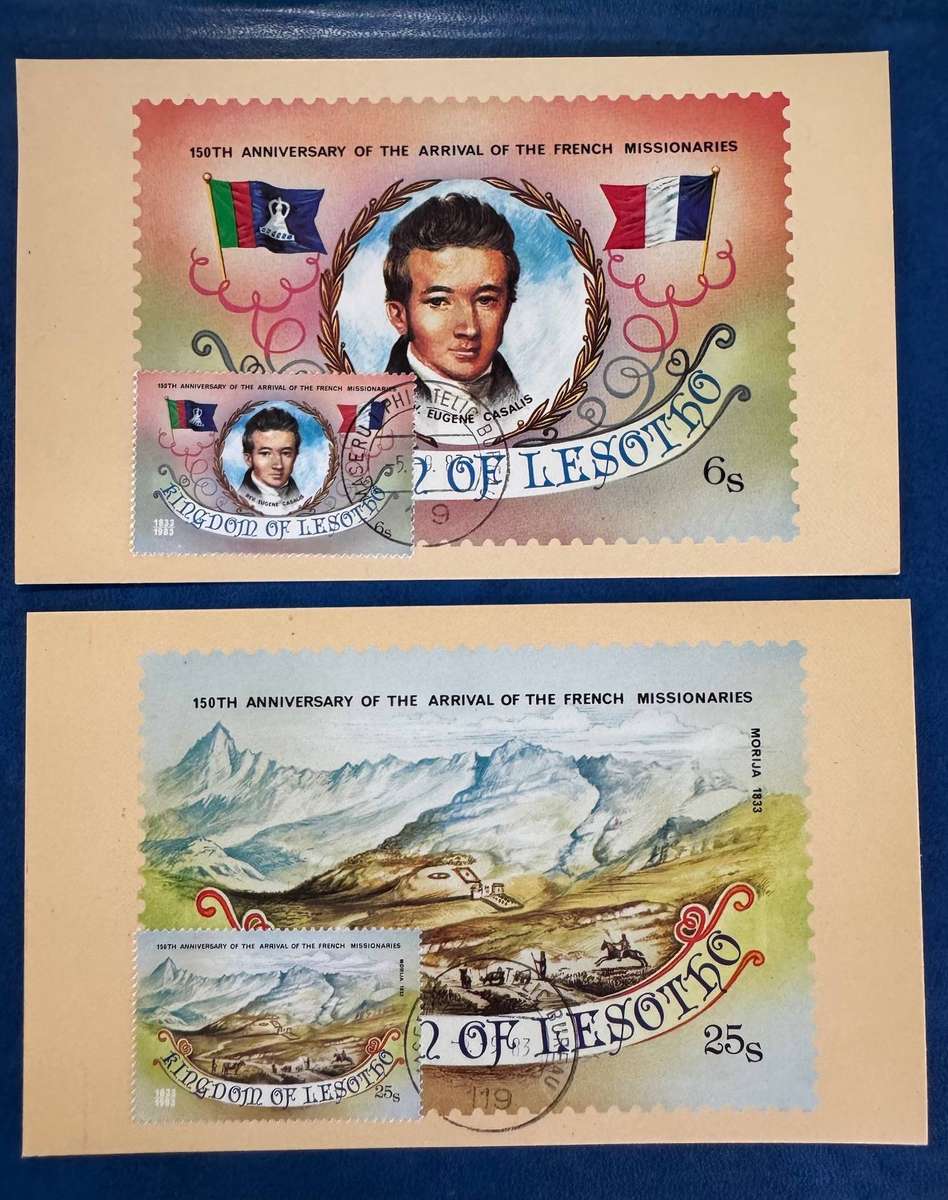 Kingdom of Lesotho Postcards - Errors