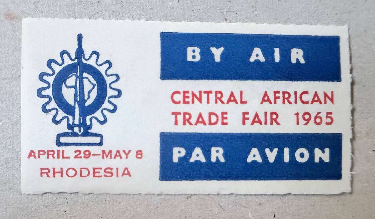 Rhodesia - Airmail Tag
