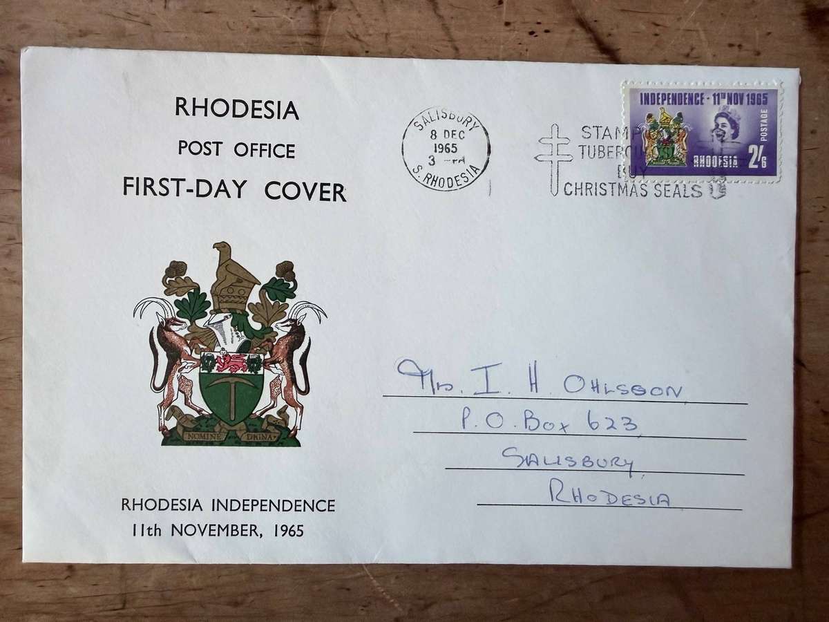 Rhodesia Indépendence Cover