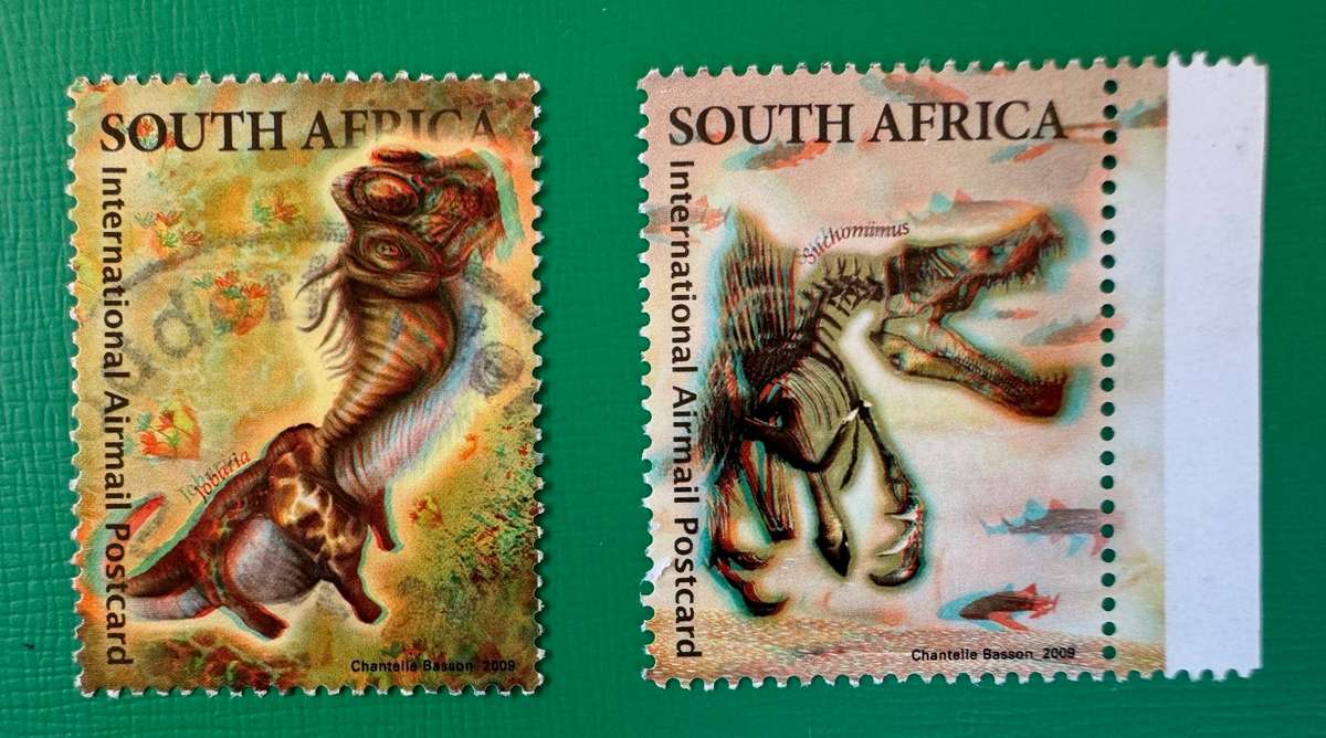 South Africa Stamps - Dinosaurs