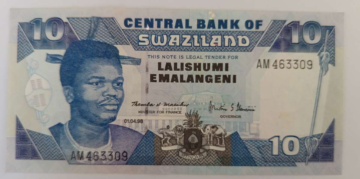 SWAZILAND UNC 10 EMALANGGENI