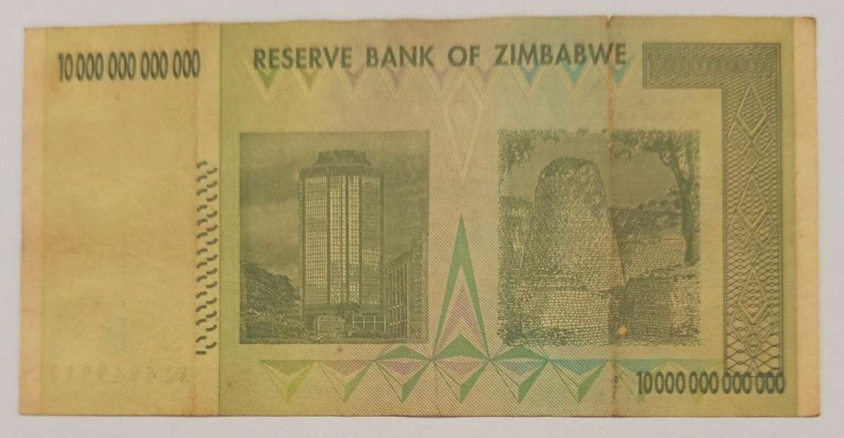 ZIMBABWE $10 TRILLION BANKNOTE