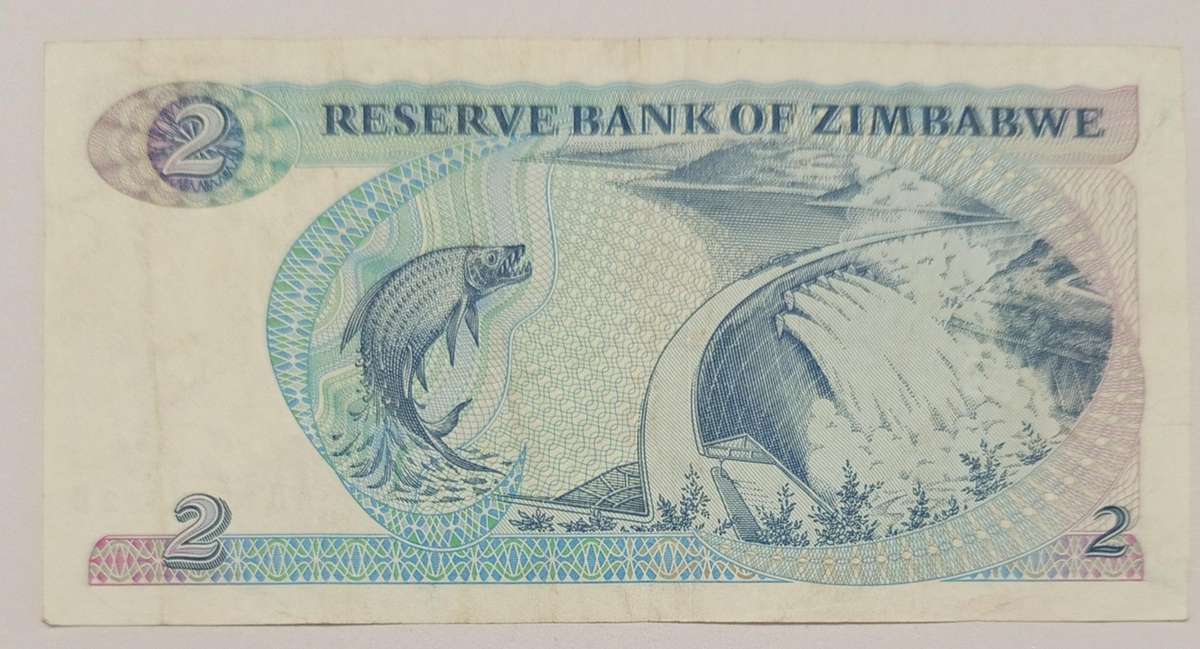 ZIMBABWE $2 BANKNOTE