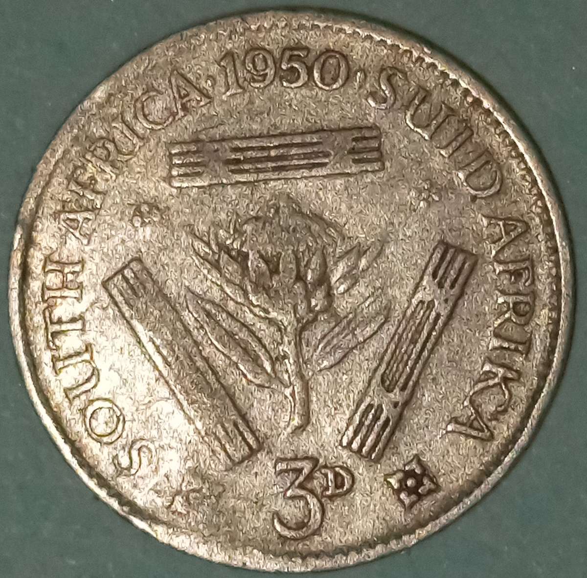 1950 3d THREEPENCE