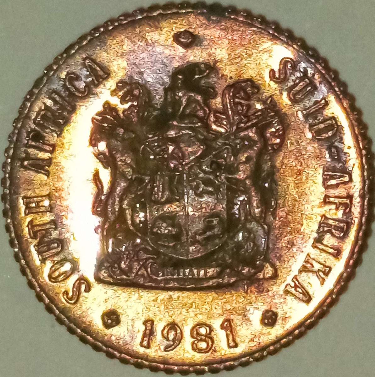1981 HALF CENT COIN