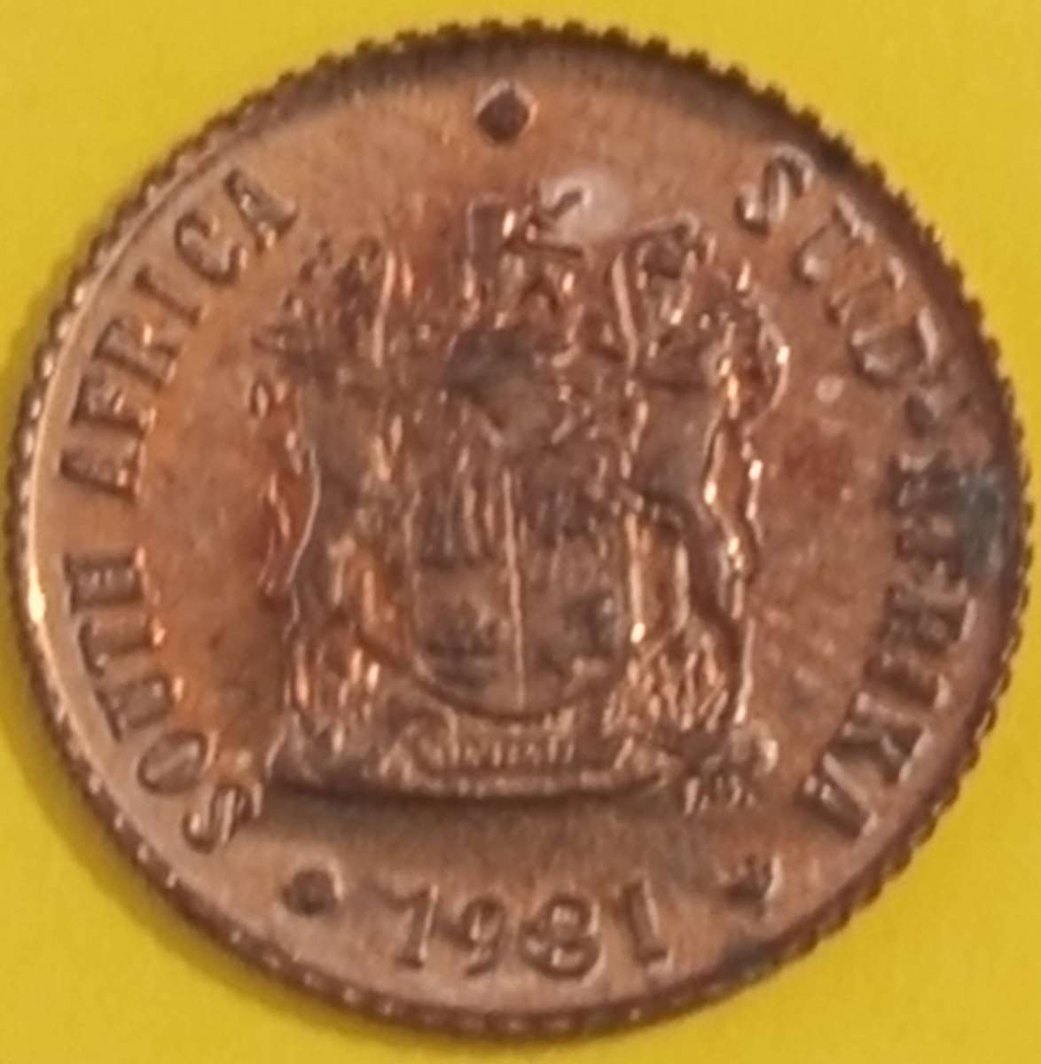 1981 HALF CENT