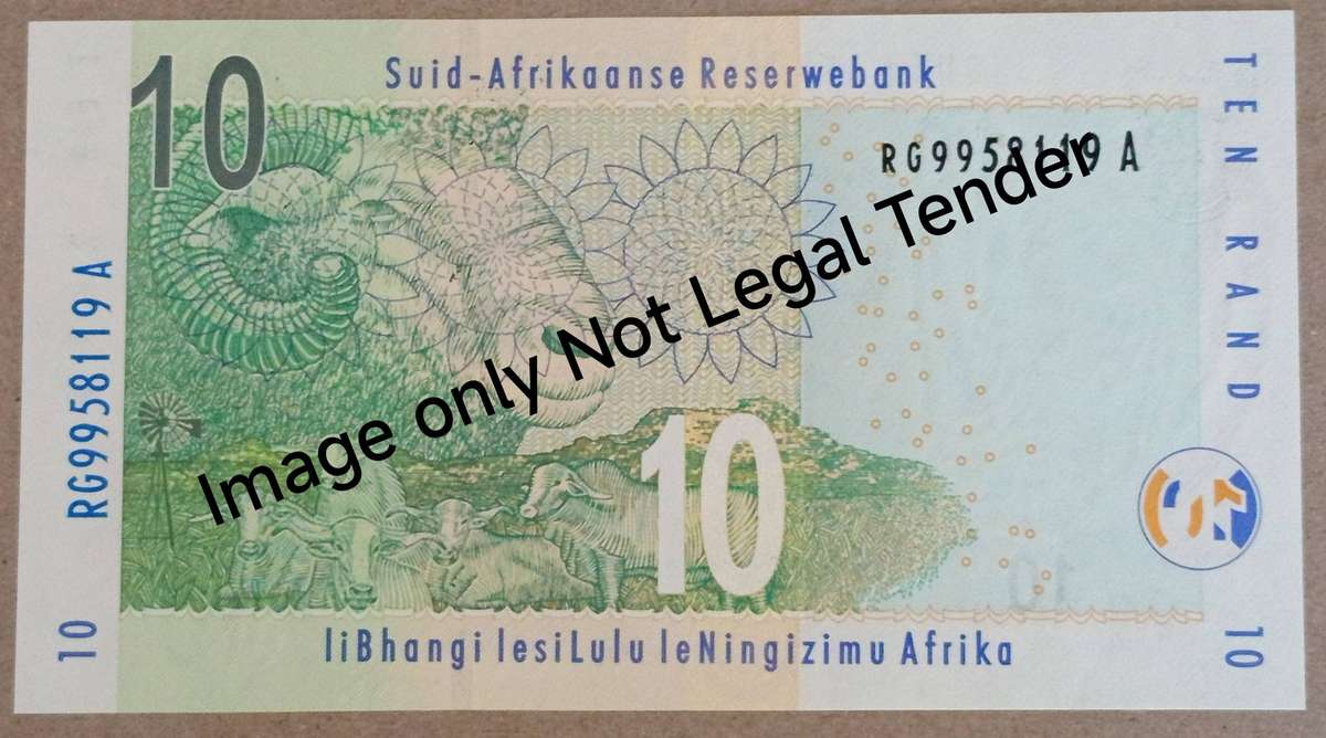 GILL MARCUS R10 BANKNOTE