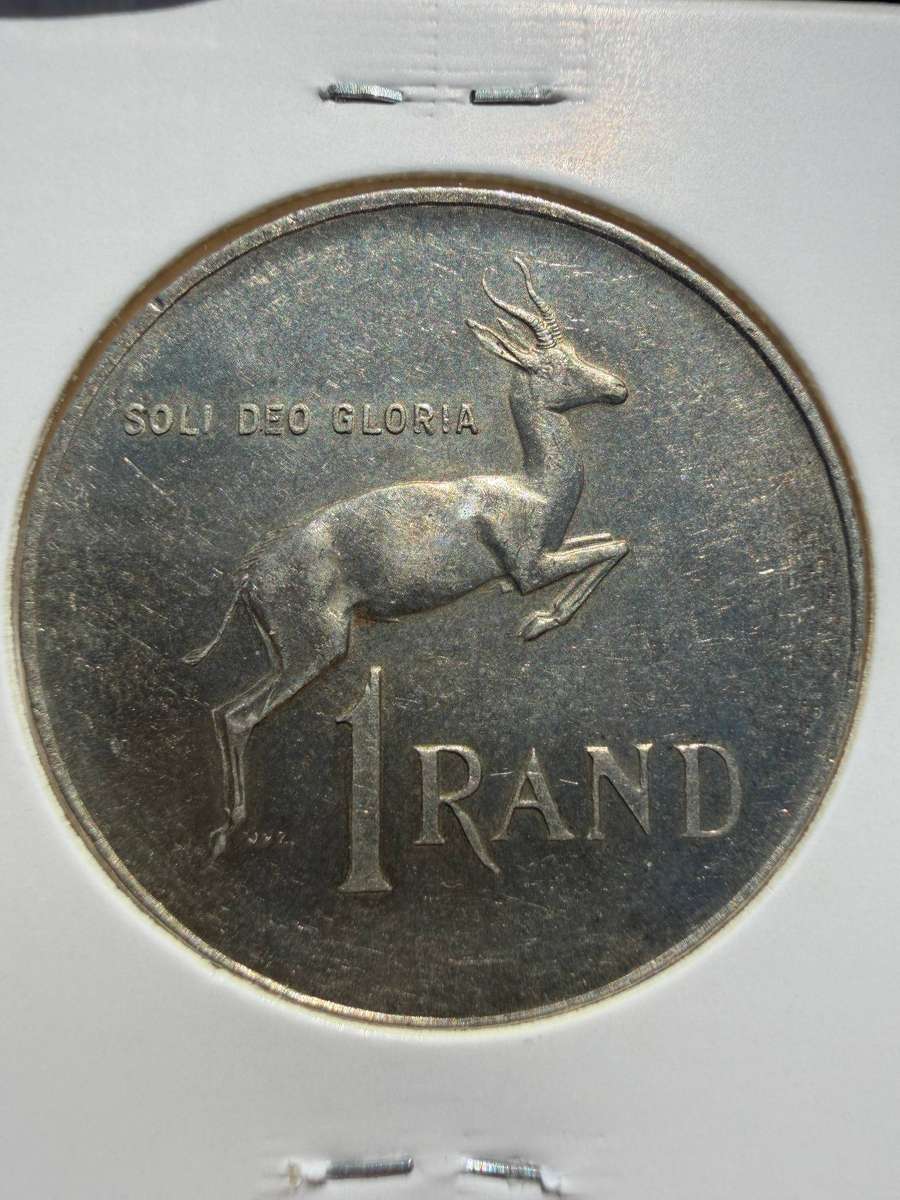South Africa - 1 Rand - 1966 A - Silver