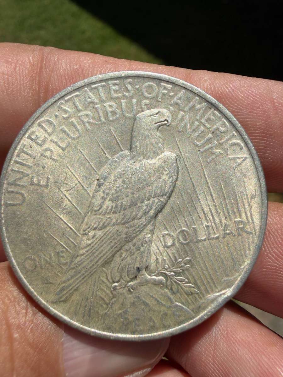 United States  Peace Dollar  1922  Silver  XF (with Rim Nicks)