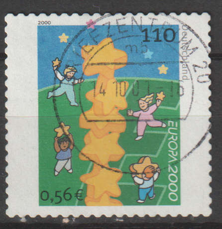 GERMANY 2000 EUROPA Stamps - Tower of 6 Stars ULH SG 2963