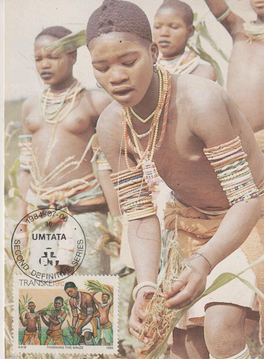 MINT POST CARD/MAXI CARD TRANSKEI DEFINITIVE