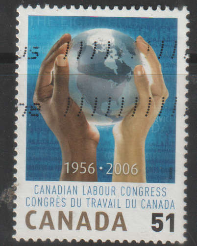 CANADA 2006 The 150th Anniversary of Canadian Labour Congress ULH SG 2391