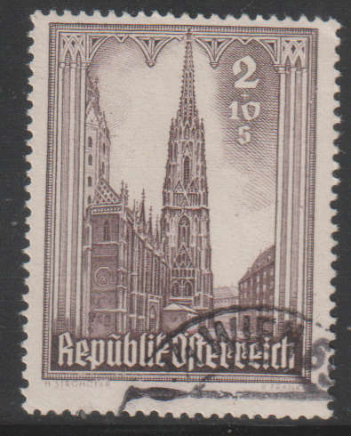 AUSTRIA 1946 The Re-construction of St. Stephans Church ULH SG 1001