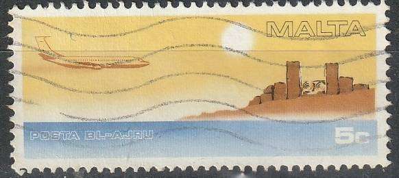 MALTA 1978 Airmail - Passenger Airplanes ULH SG 605