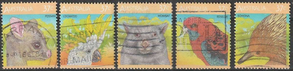 AUSTRALIA 1987 Animals ULH SG 1072-6
