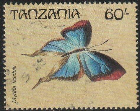 TANZANIA 1988 Butterflies  VFU SG 601