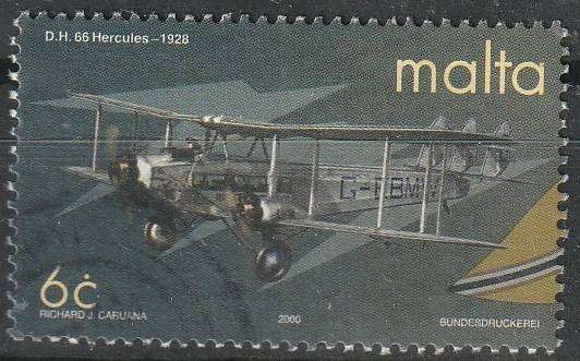 MALTA 2000 The 100th Anniversary of Air Transport ULH SG 1176