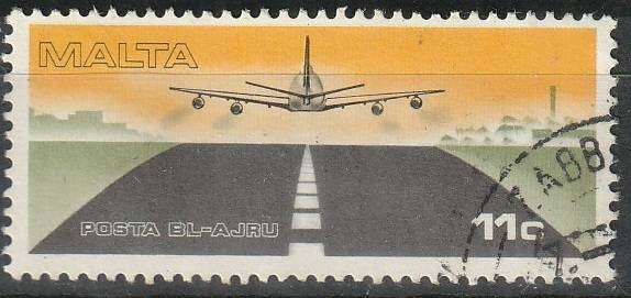 MALTA 1978 Airmail - Passenger Airplanes ULH SG 607