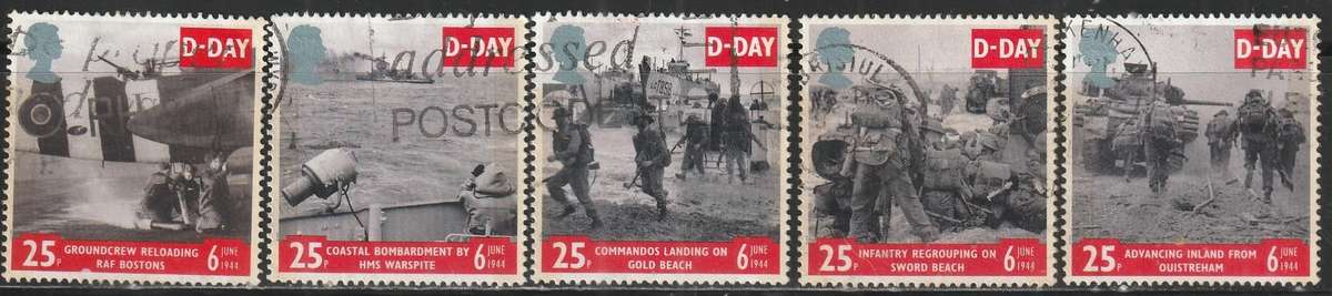 GB 1994 The 50th Anniversary of D-Day ULH SG 1824-8