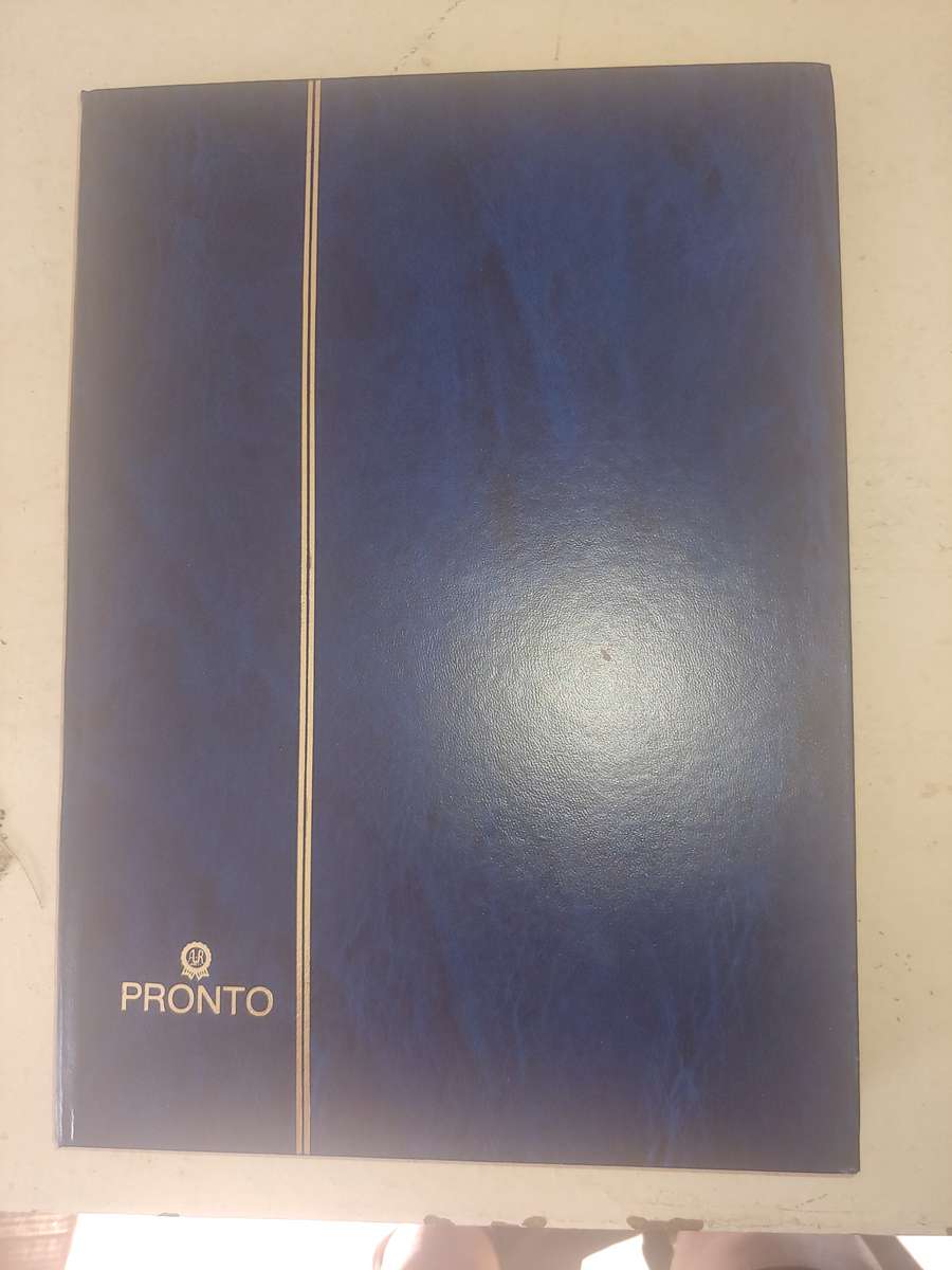 A4 USED STOCKBOOK FULLY LOADED WITH WORLD STAMPS 16/32 PAGE