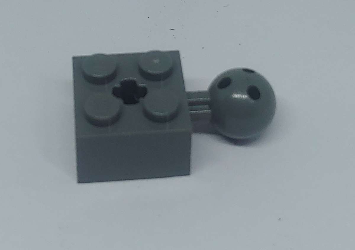 ORIGINAL NINJAGO LEGO 4497253 - 57909b - Technic, Brick Modified 2 x 2 with Ball and Axle Hole