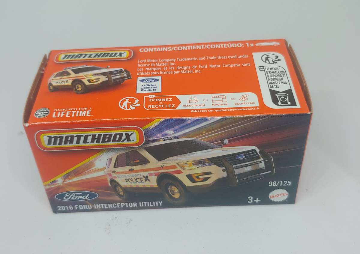 MATCHBOX 2016 FORD INTERCEPTOR UTILITY