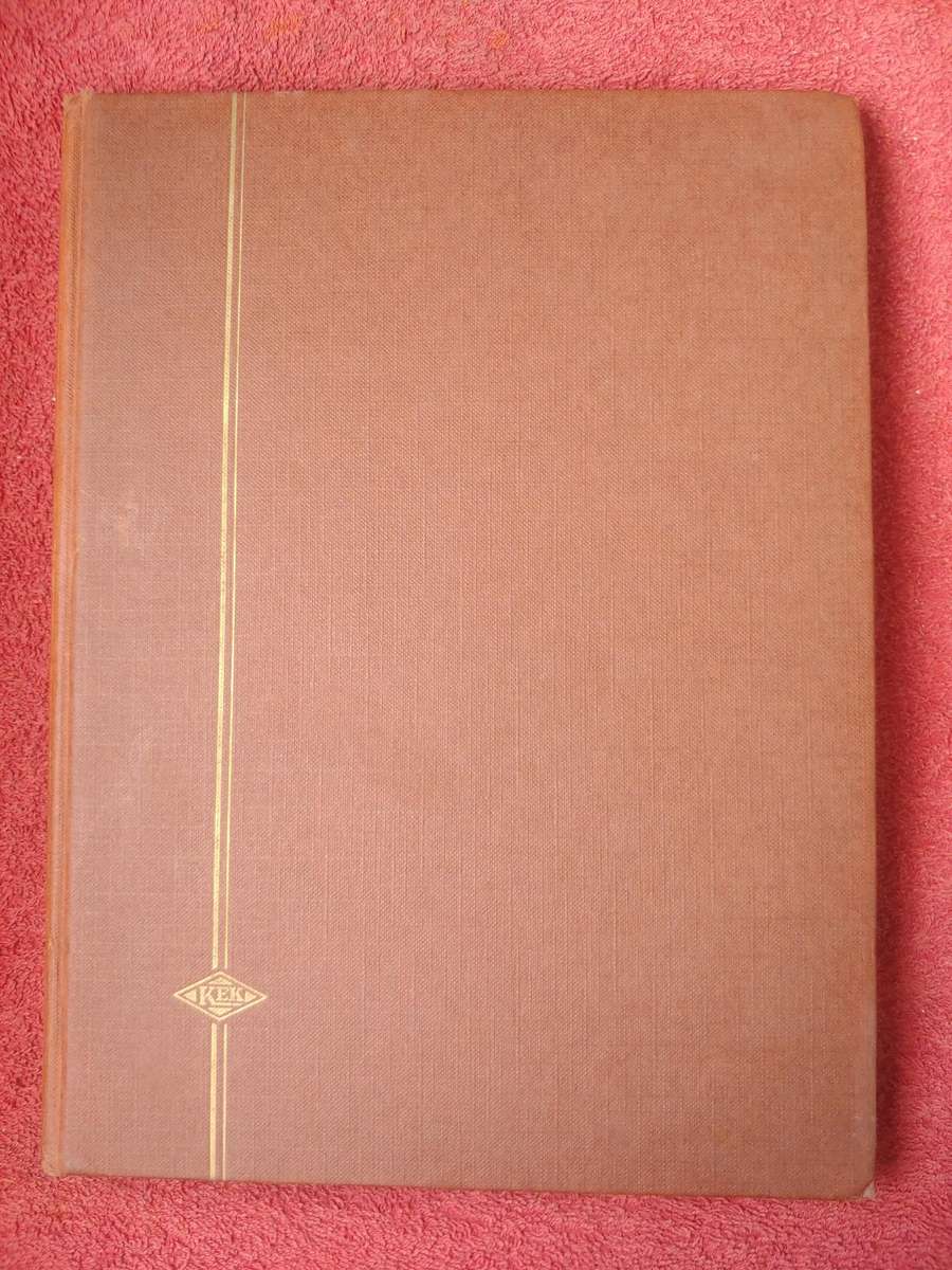 USED A4 KEK STOCKBOOK LOADED WITH MIXED WORLD STAMPS 15/30 PAGES