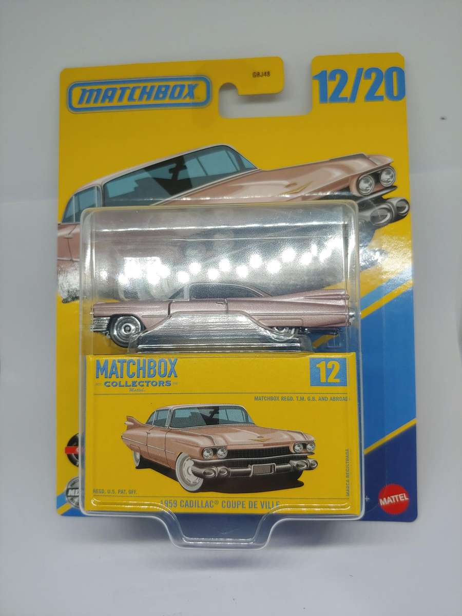 MATCHBOX 1959 CADILLAC COUPE DE VILLE 1/64 MINT IN BOX