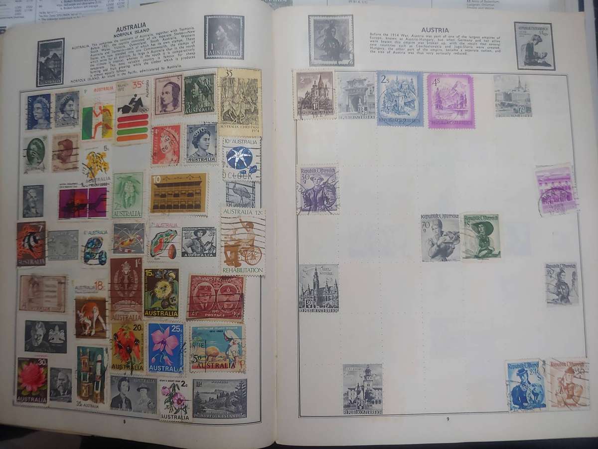 ROCKET STAMP ALBUM WITH STAMPS NOT CHECKED NOT ALL PAGES SHOWN