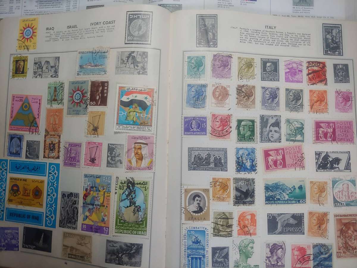 ROCKET STAMP ALBUM WITH STAMPS NOT CHECKED NOT ALL PAGES SHOWN