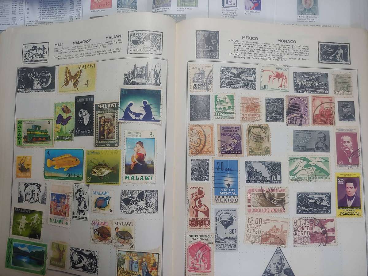 ROCKET STAMP ALBUM WITH STAMPS NOT CHECKED NOT ALL PAGES SHOWN