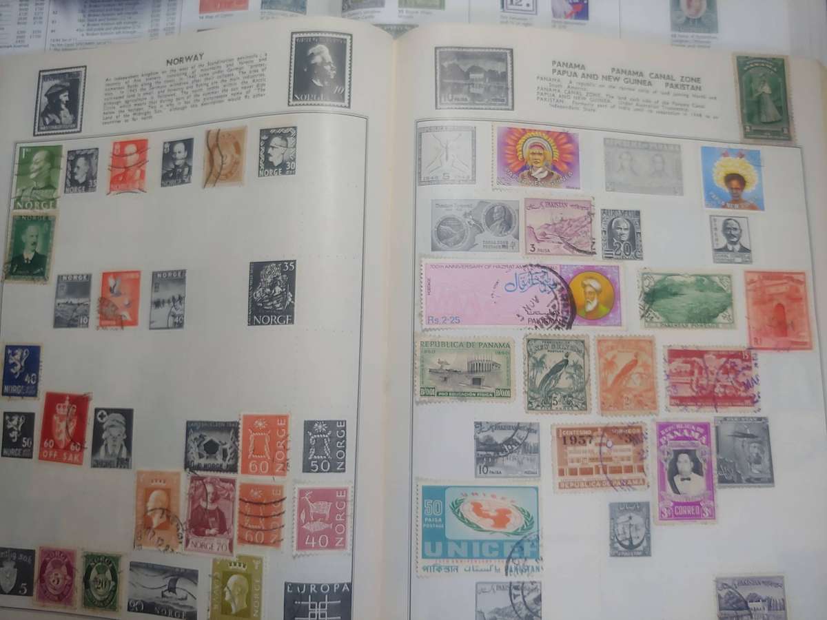 ROCKET STAMP ALBUM WITH STAMPS NOT CHECKED NOT ALL PAGES SHOWN