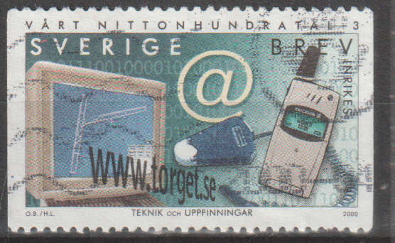 SWEDEN 2000 The 20th Century - 1970-2000 ULH SG 2085
