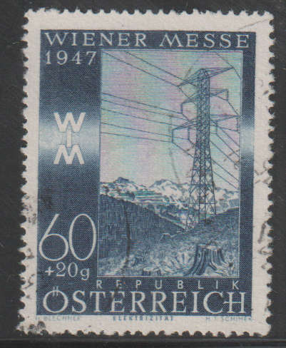 AUSTRIA 1947 Vienna Fair UNH SG 1016
